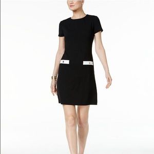 Chanel like, elegant black shift dress